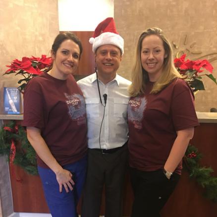 Annual Free Dental Day with other volunteer dentists