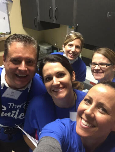 Dr. Moorhead at Gifts of Smiles charity event 