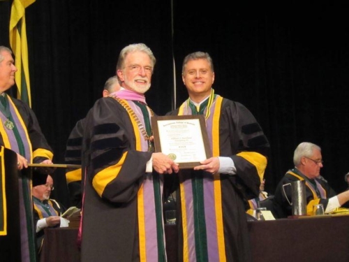 Induction into International College of Dentists