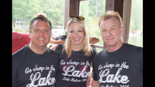 Jump in the Lake Charity event with Tonya Lanthier and Fred Joyal