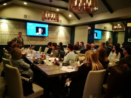 Speaking at San Fernando Dental Scoeity